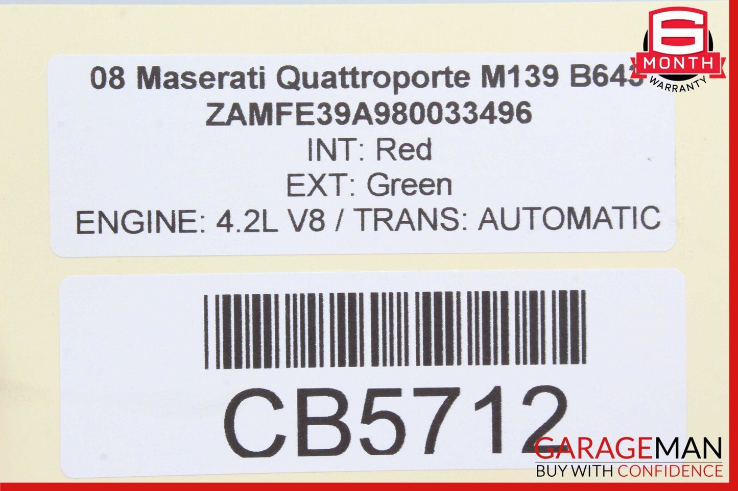 03-13 Maserati Quattroporte S Rear Left Seat Rail Track Frame w/ Motors OEM