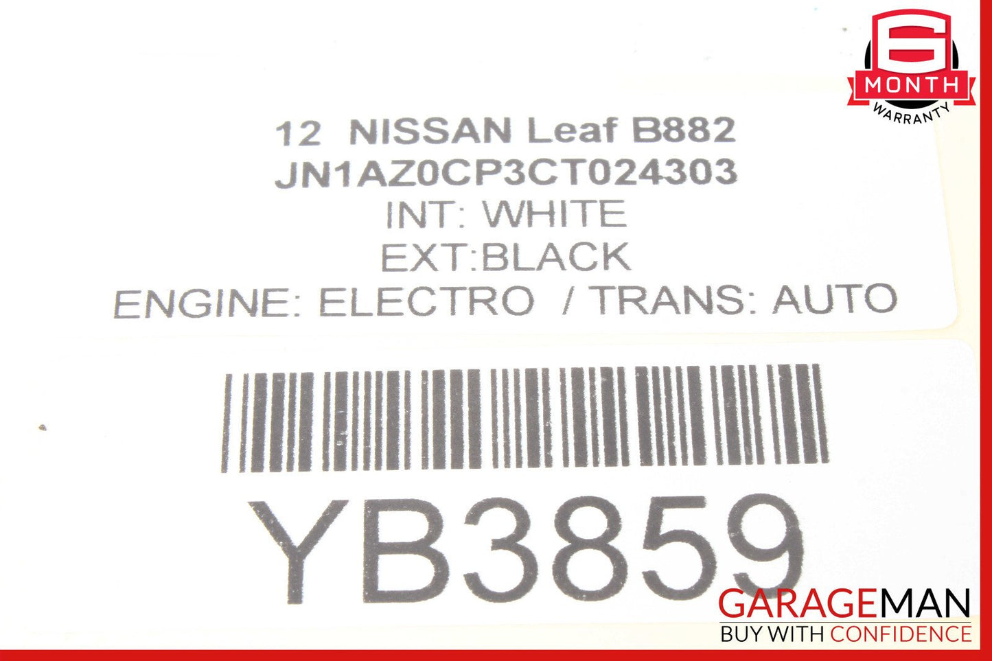 11-12 Nissan Leaf Steering Wheel OEM