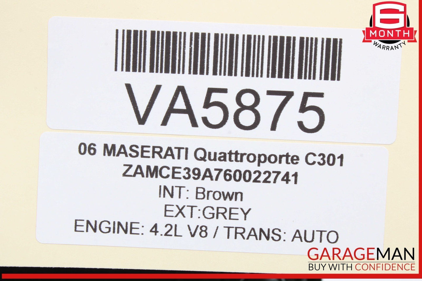 03-08 Maserati Quattroporte M139 Command Head Unit Navigation Radio OEM