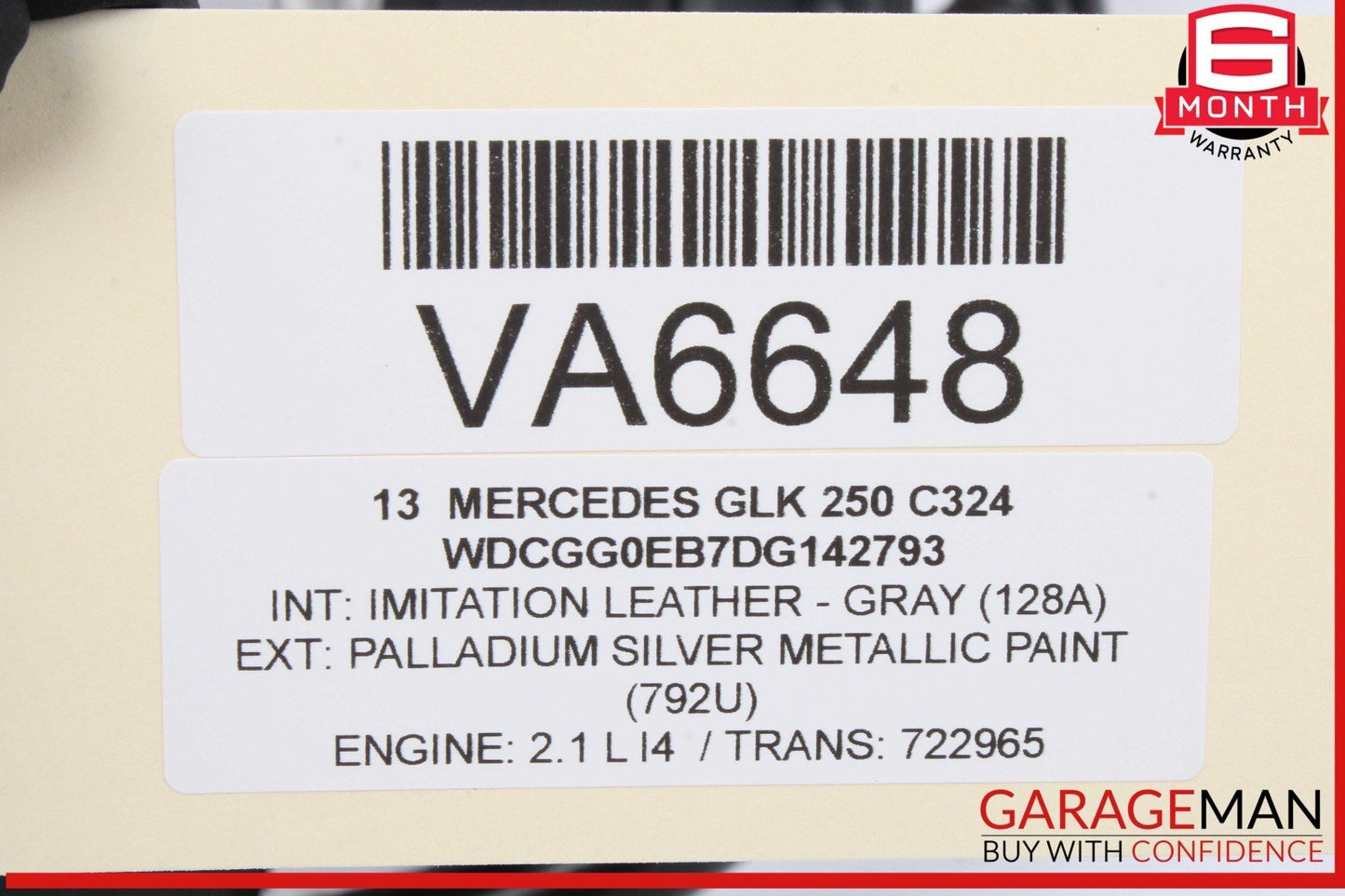 13-15 Mercedes X204 GLK250 Multifunction Steering Wheel 2184606518 OEM