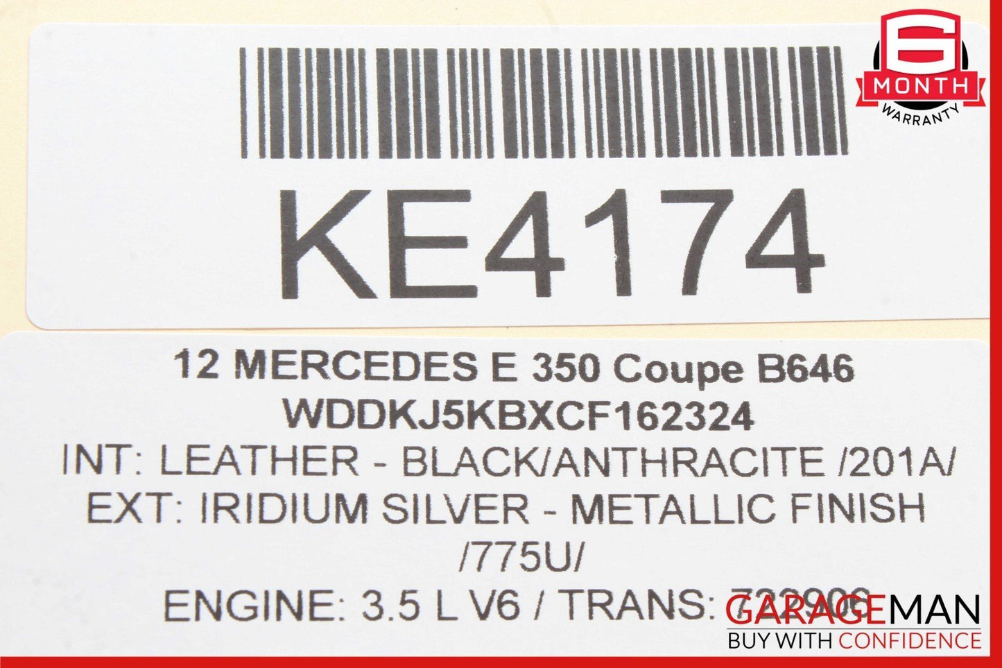 08-17 Mercedes W207 E350 C250 C350 Front Left Driver Side Upper Control Arm OEM