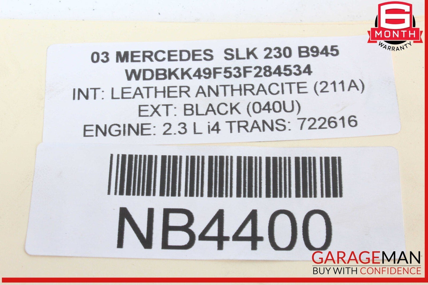 97-04 Mercedes R170 SLK230 SLK320 Front Left & Right Brake Caliper Calipers Set