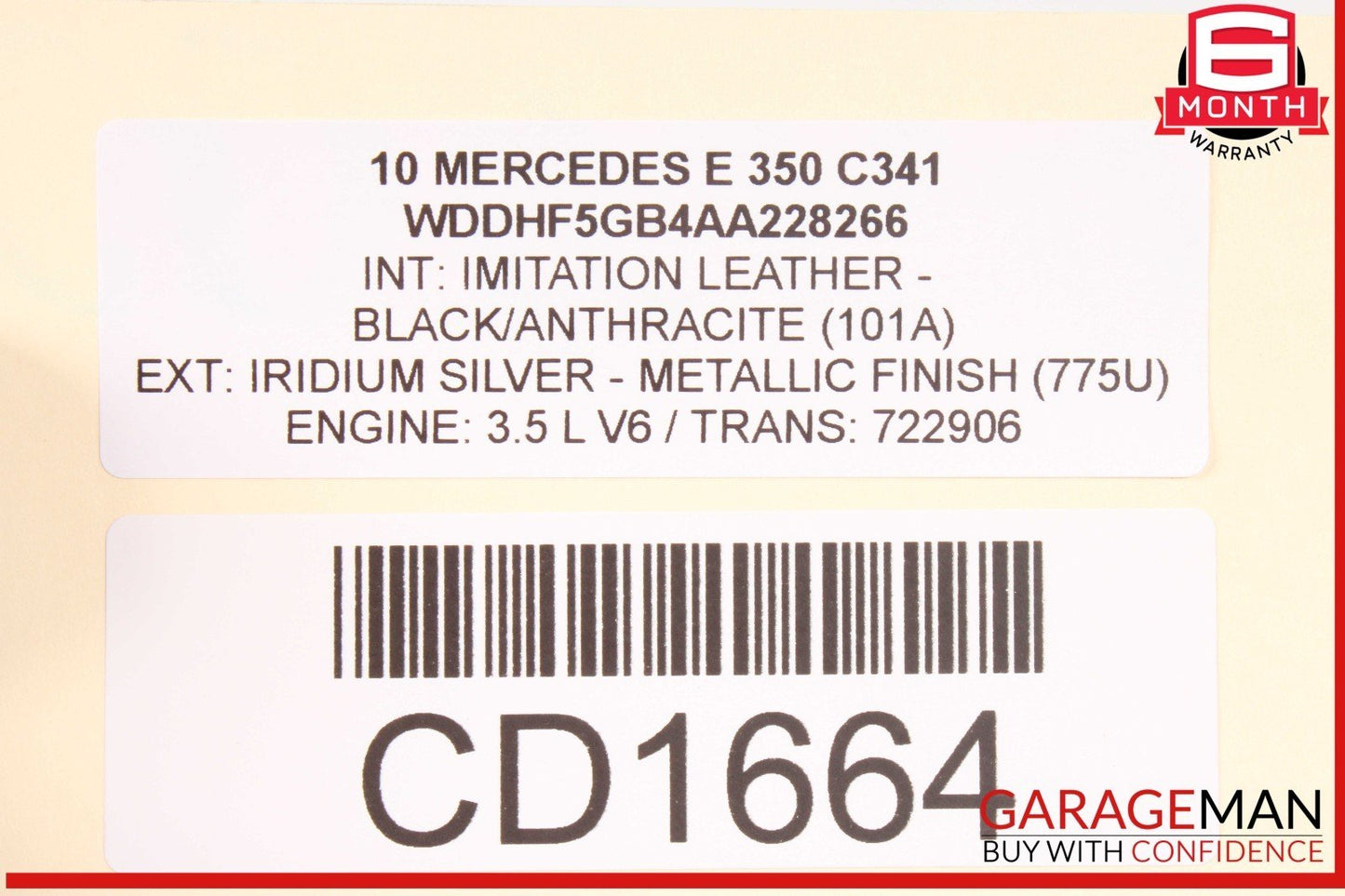08-20 Mercedes W212 E350 SLC300 Engine Radiator Condenser Cooling Fan Motor Assy
