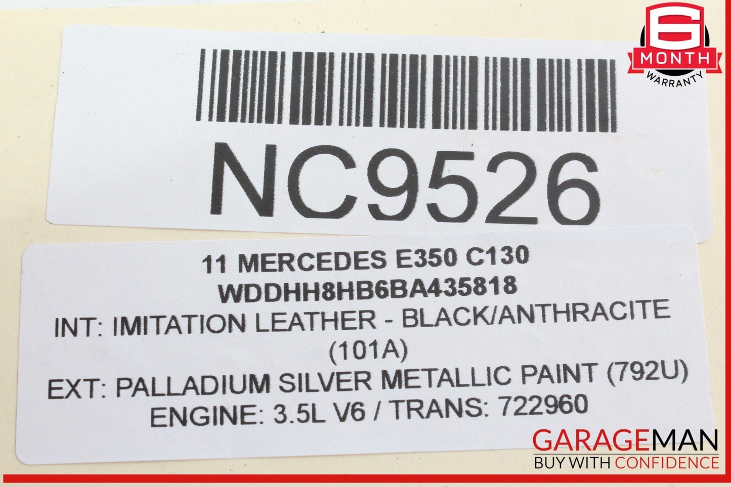 10-18 Mercedes W212 E350 Trunk Lid Power Closing Motor 2047500060 OEM