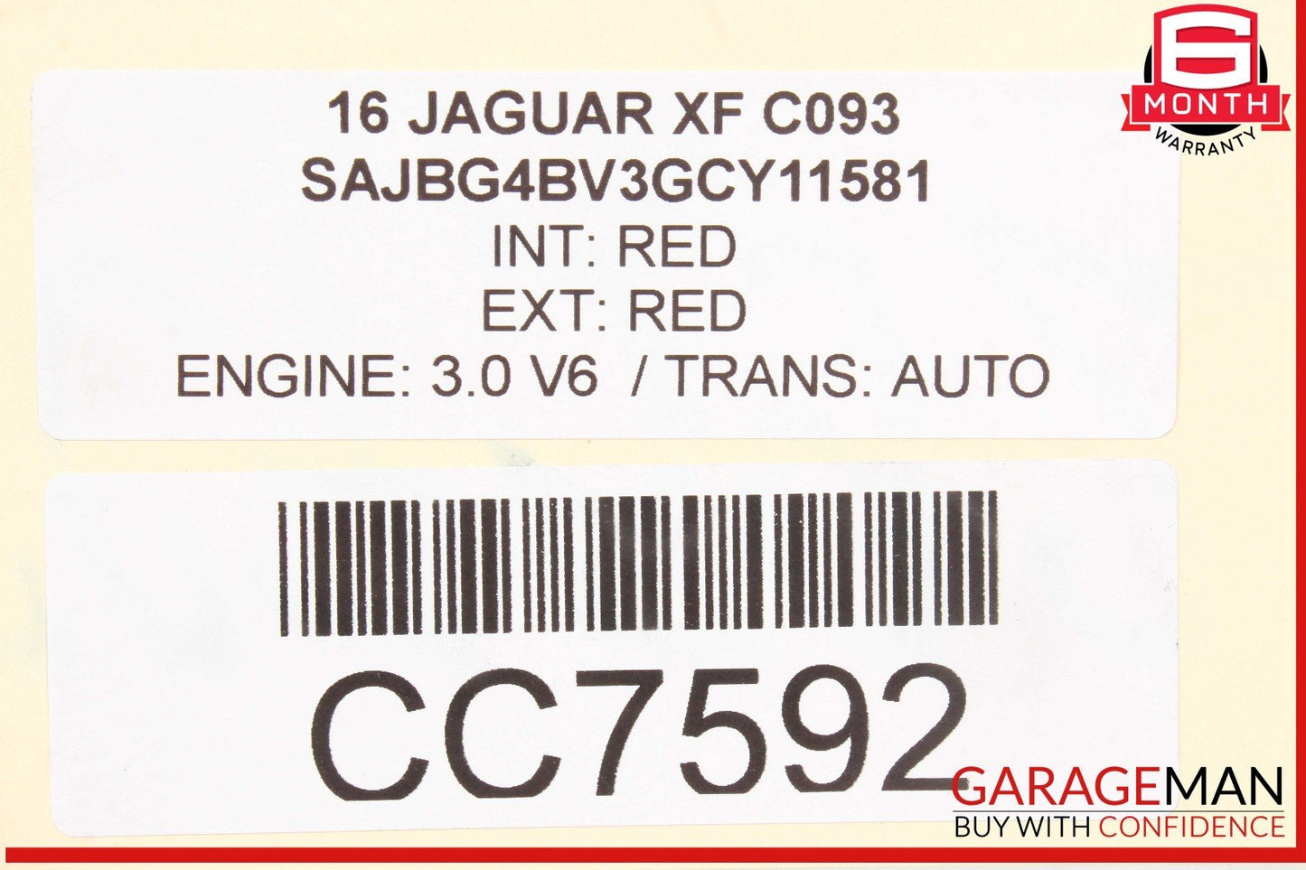 16-20 Jaguar XF Front Hood Bonnet Cover Panel Assembly OEM