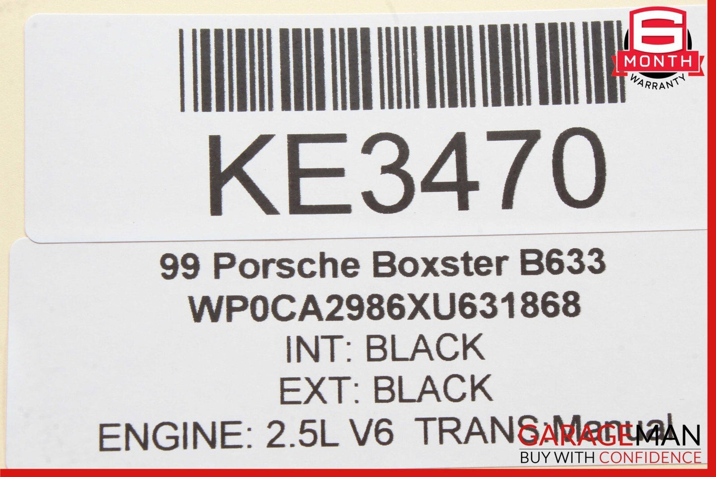 97-05 Porsche Boxster 986 Carrera 911 Rear / Front Suspension Lower Control Arm