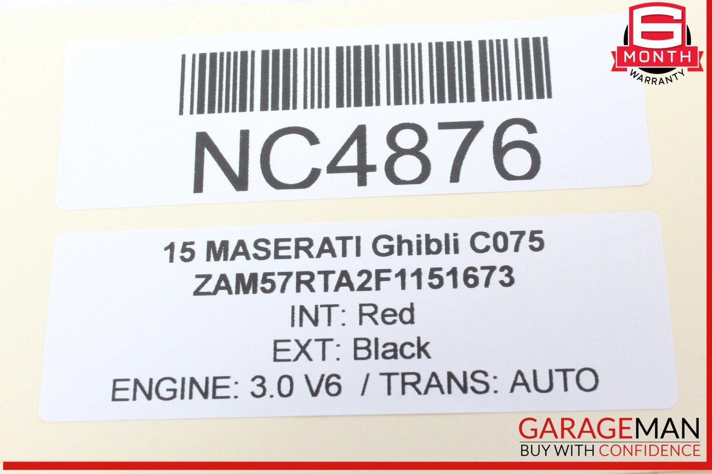14-17 Maserati Ghibli Front or Rear Right and Left Side Door Audio Sound Speaker