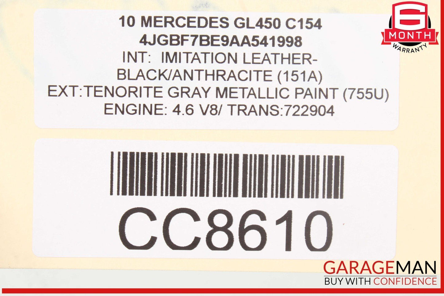 06-13 Mercedes X164 GL450 GL550 Engine Motor Radiator Cooling Fan Assembly OEM
