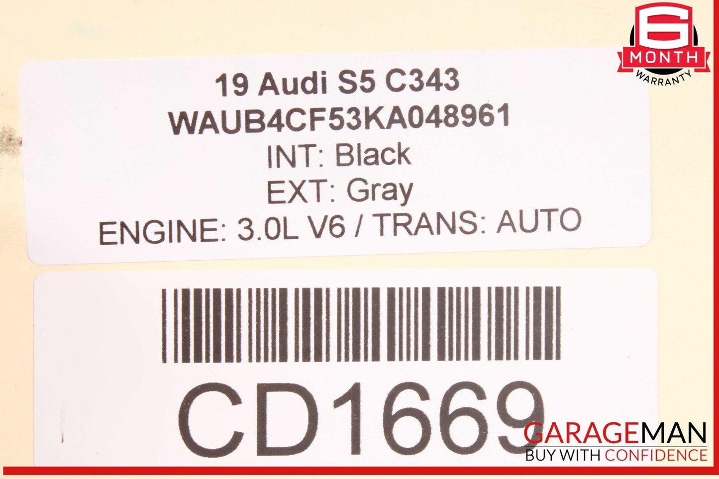 18-24 Audi S5 A5 Sportback Rear Differential Axle Carrier Assembly OEM