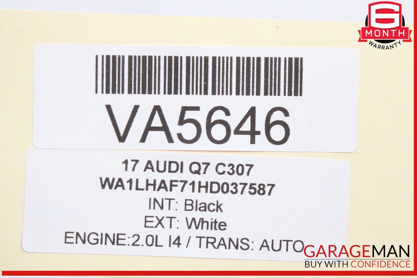 17-24 Audi Q7 Rear Left or Rear Right Side CV Axle Shaft 4M0501203D OEM