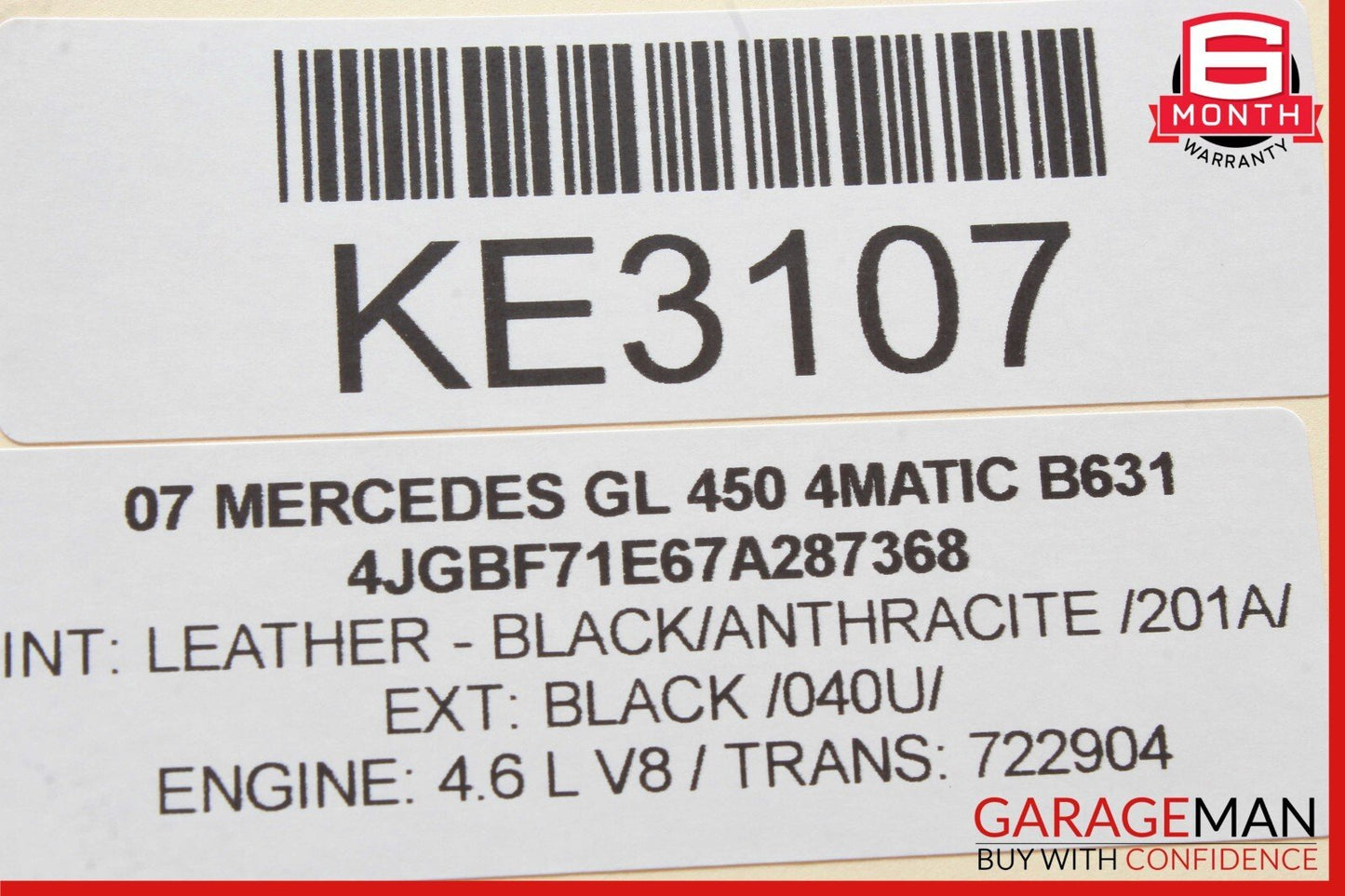 06-12 Mercedes X164 GL450 ML500 Center Console Control Trim Bezel Panel Wood OEM