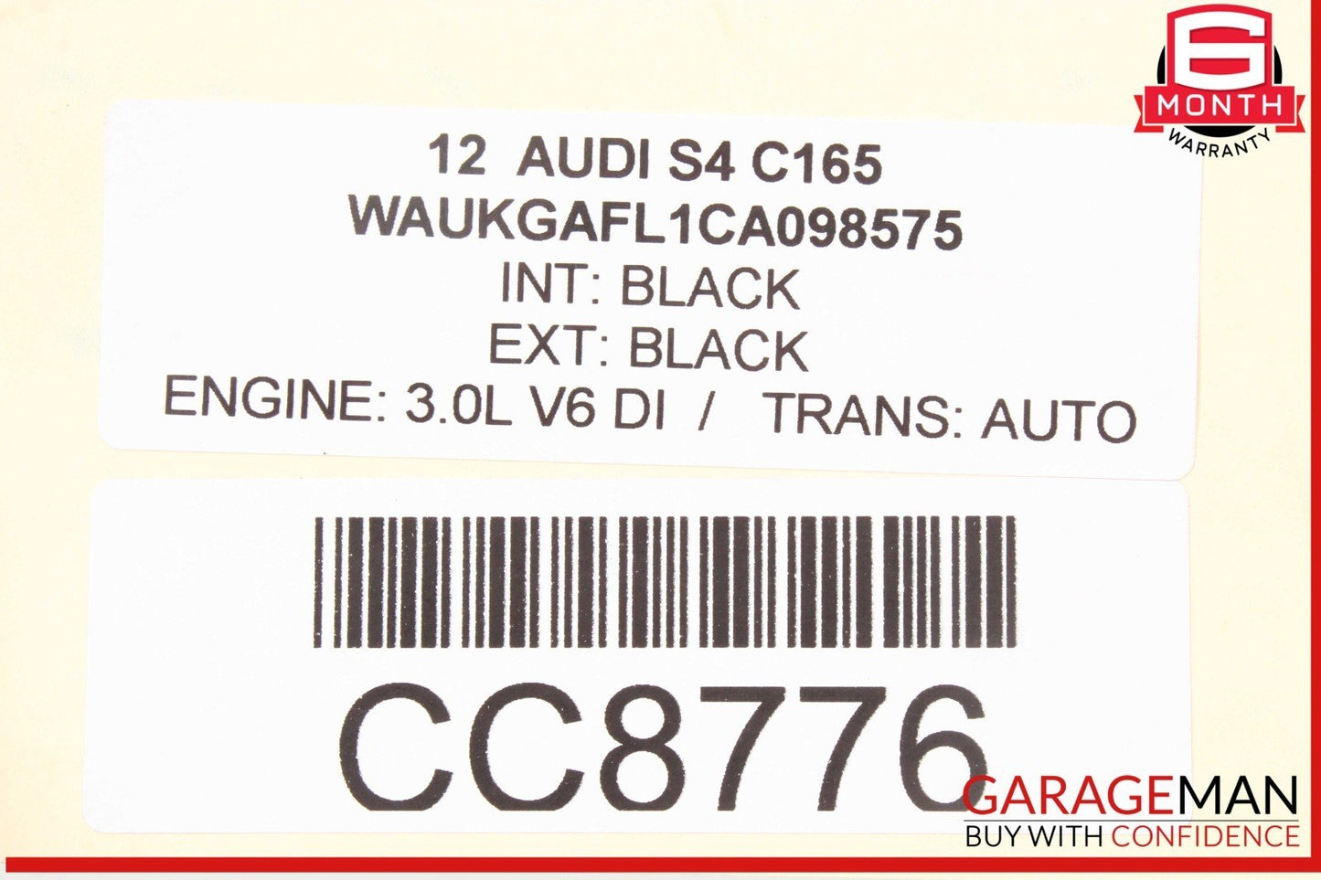 09-12 Audi S4 A4 Front Crossmember Subframe Frame Beam Cradle OEM