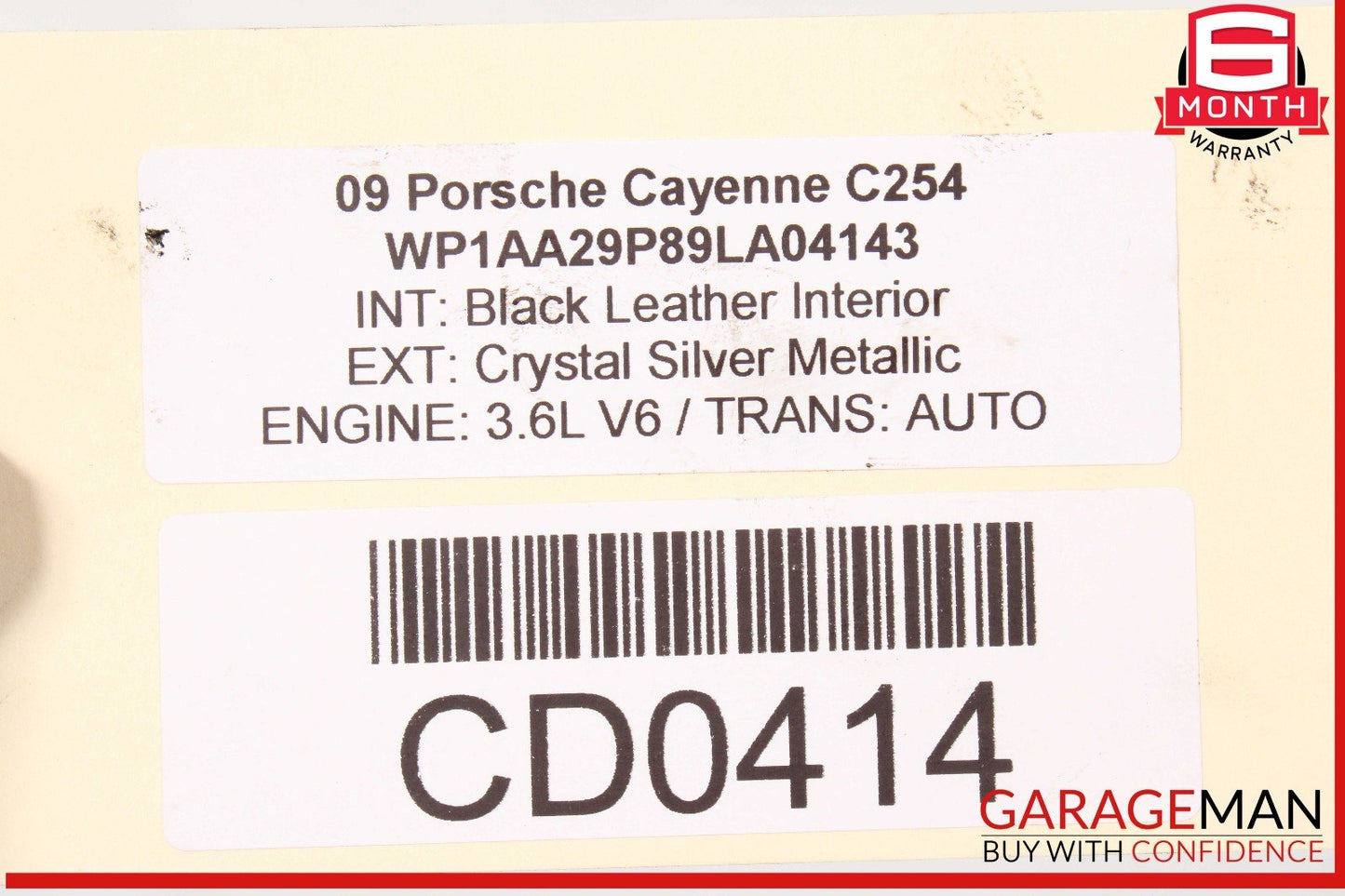 08-10 Porsche Cayenne 957 3.6L Auto Trans Automatic Transmission Assembly 185k