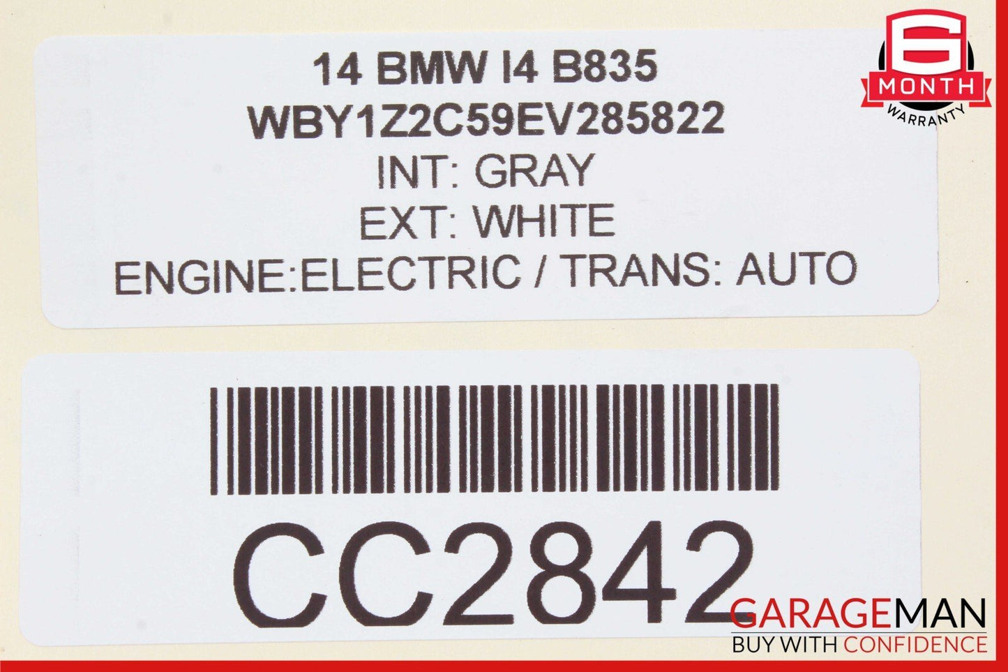 BMW i3 Unknown 51357289041/ 51 35 7 289 041, 51337290859/ 51 33 7 290 859, 51007369329/ 51 00 7 369 329, 51007321813/ 51 00 7 321 813 OEM