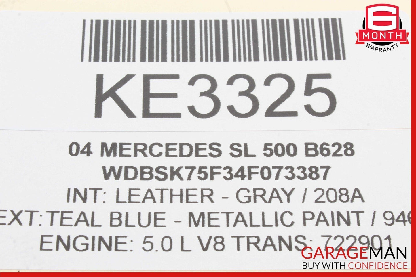 03-12 Mercedes R230 SL550 SL500 Rear Right or Left Suspension Upper Control Arm