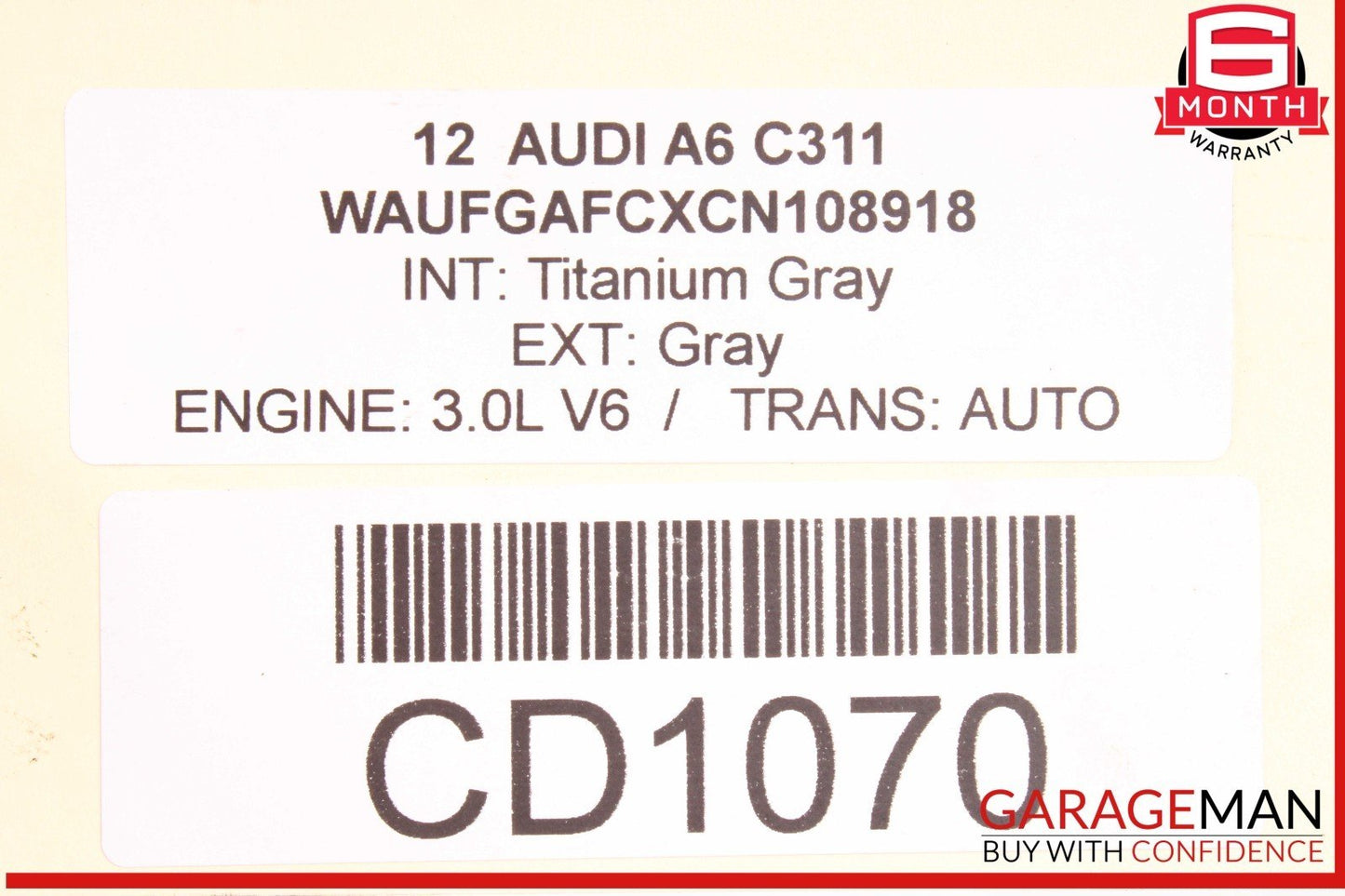 12-18 Audi A6 A7 Quattro Rear Diff Differential Axle Carrier Assembly OEM