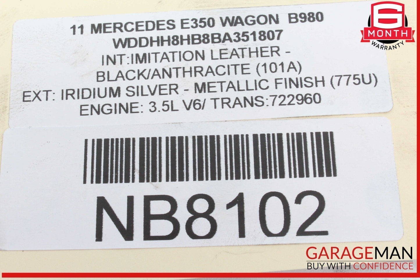 10-18 Mercedes W212 E350 Wagon Front Brake Calipers Left and Right Set Of 2 Pc