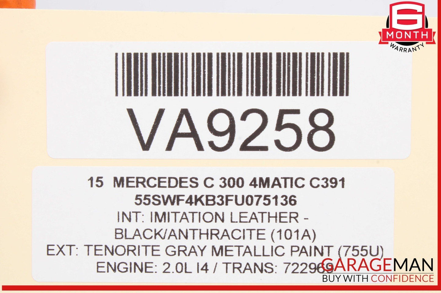 15-22 Mercedes W205 C300 GLC43 Front Left and Right Side Door Sound Speaker OEM
