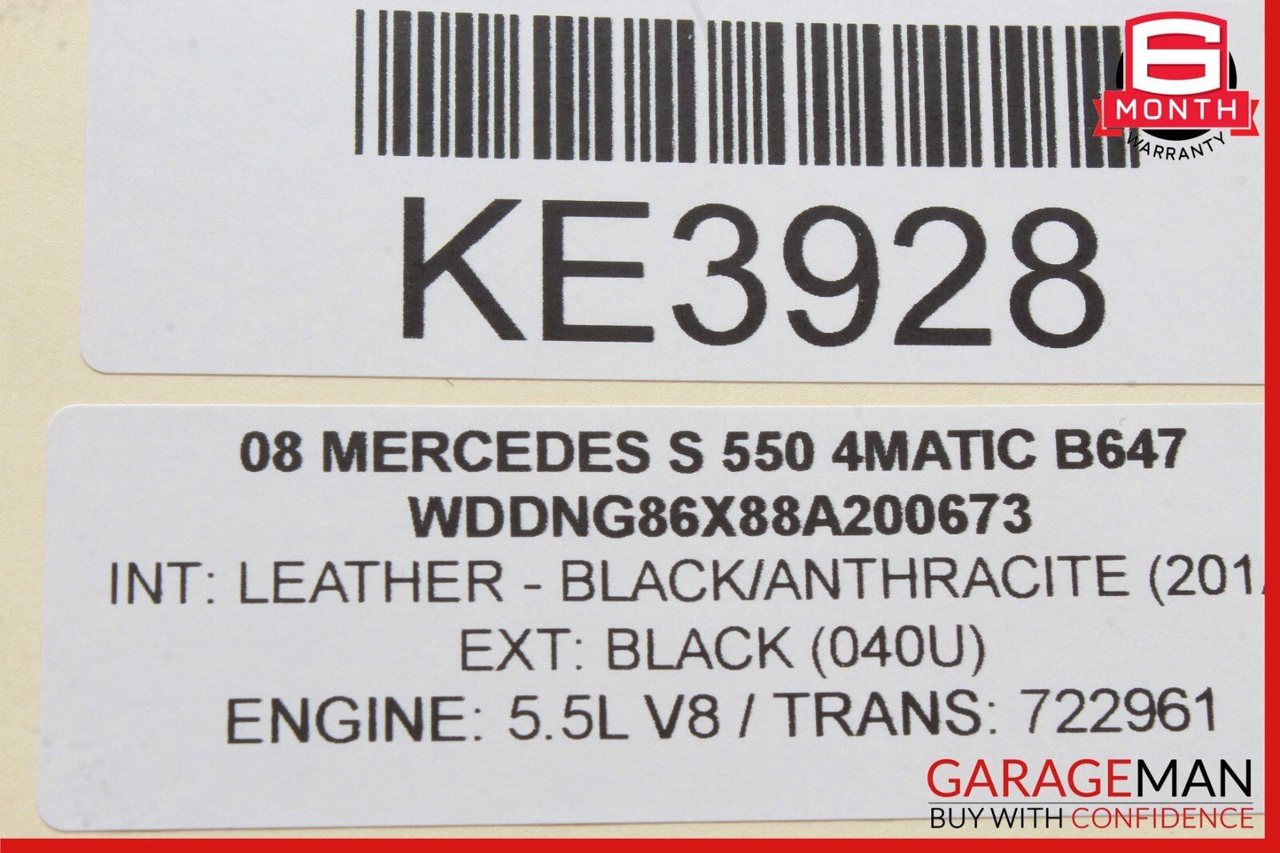 07-09 Mercedes W221 S550 Center Console Dashboard CD Player Cover OEM