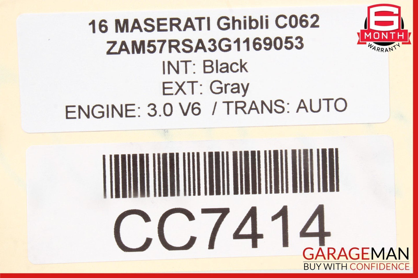 14-22 Maserati Ghibli M157 Rear Left Driver Side Interior Door Panel OEM