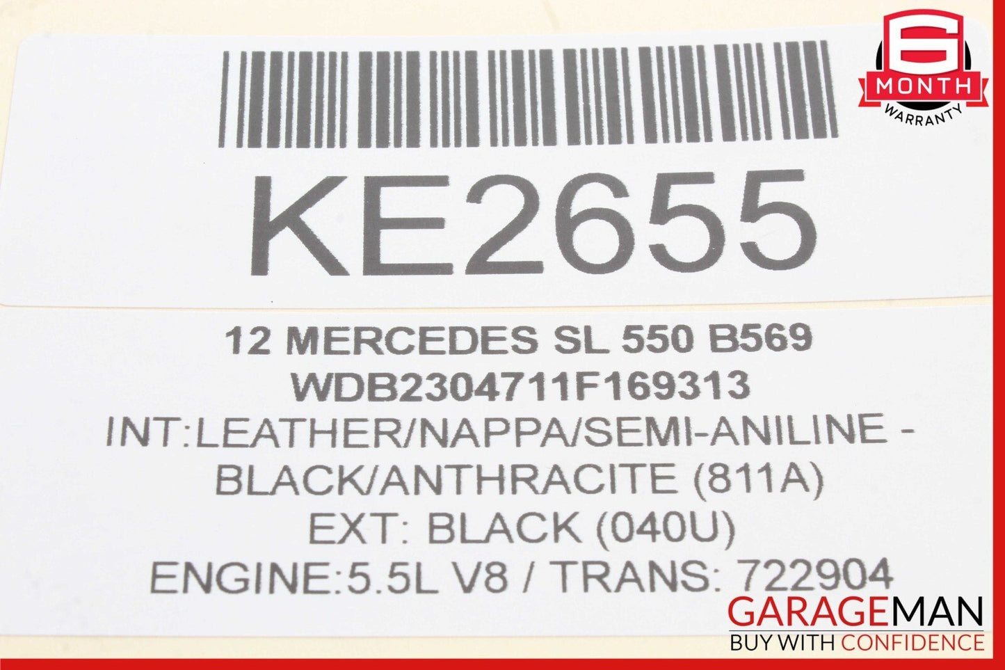 03-12 Mercedes R230 SL550 Rear Right or Left Side Suspension Upper Control Arm