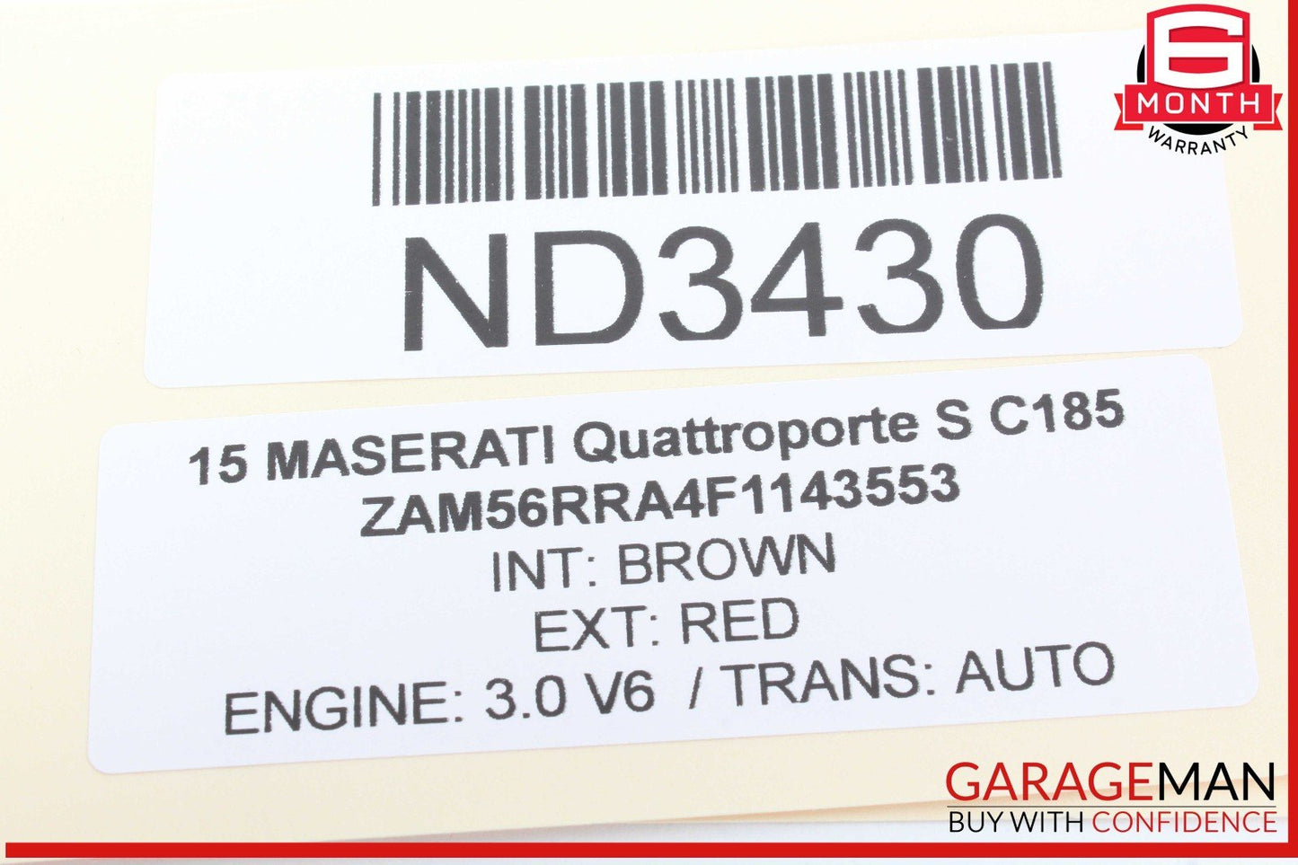 14-17 Maserati Quattroporte Rear AC Air Vent Grille OEM