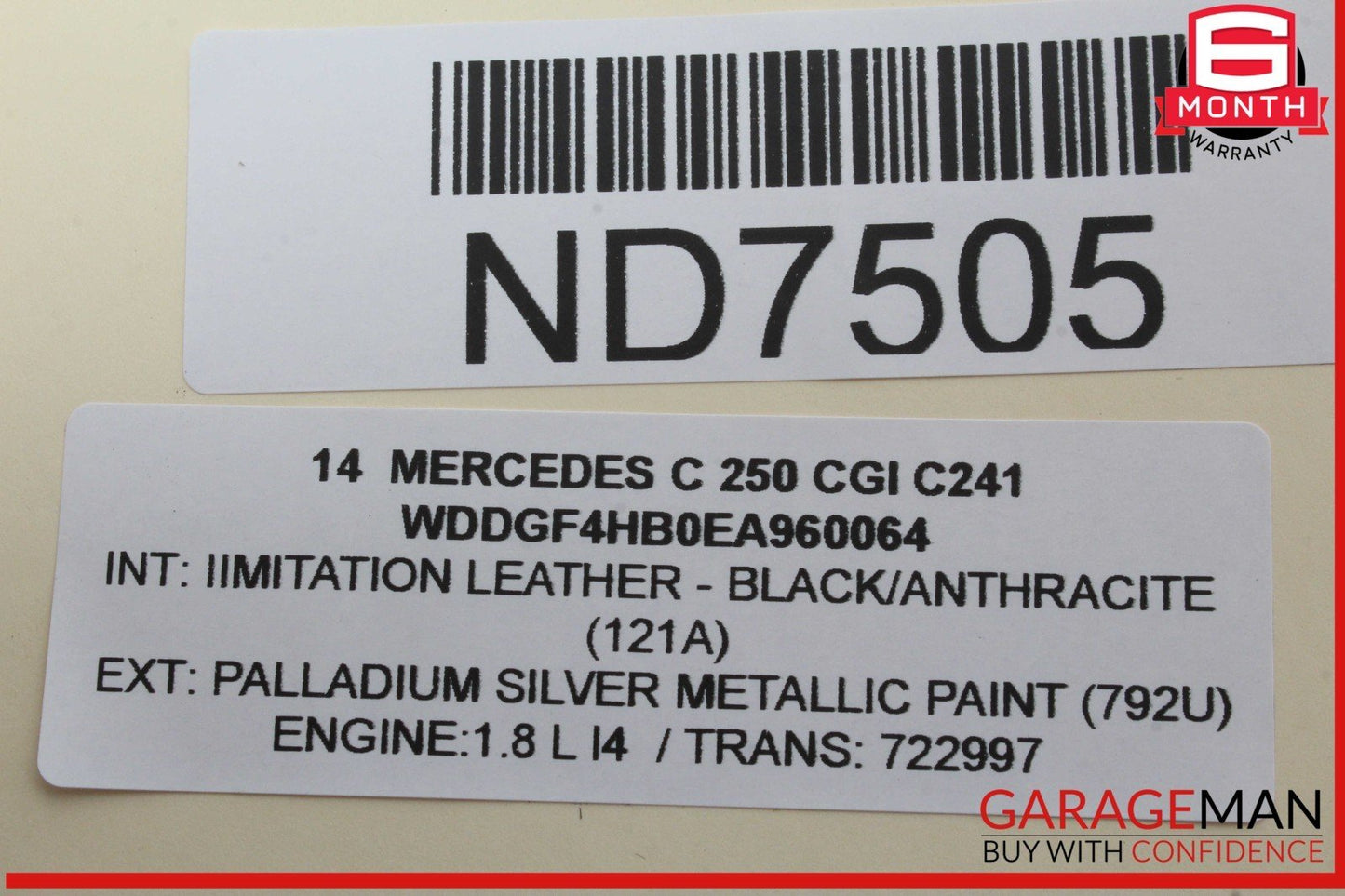08-18 Mercedes W204 C250 CGI Front Left and Right Side Door Audio Speaker Set