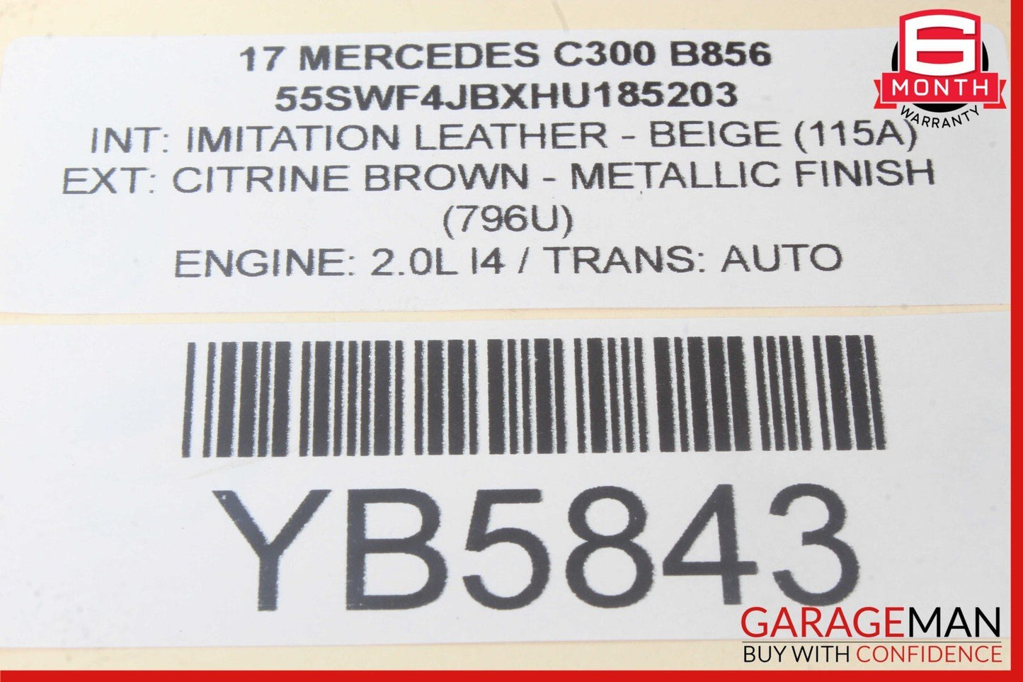 15-20 Mercedes W205 C300 C350e Front Left & Right Side Brake Caliper Set of 2