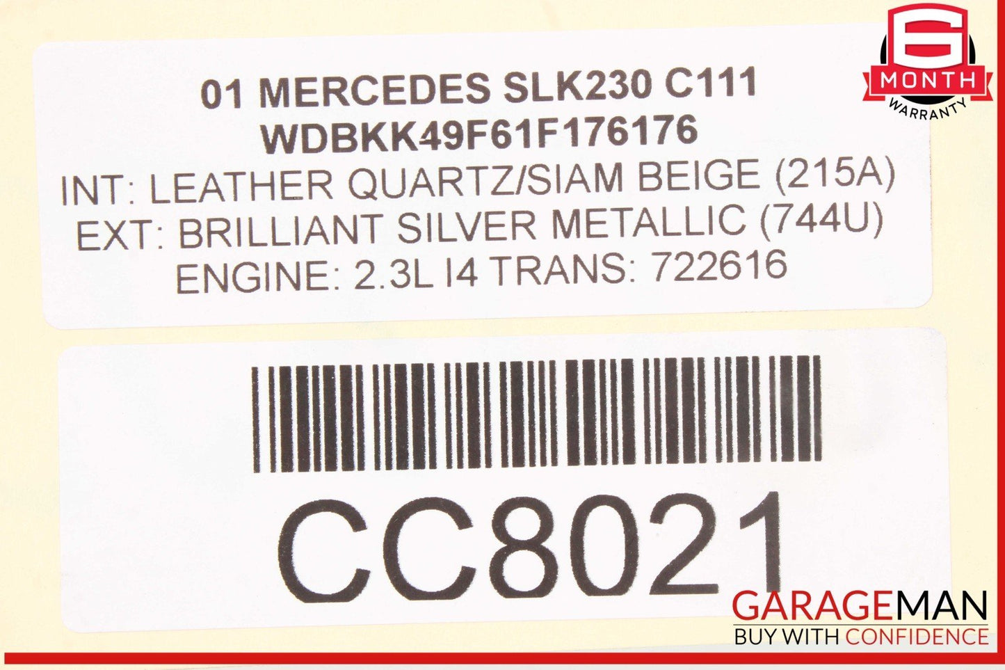 97-04 Mercedes R170 SLK230 SLK320 AC A/C Cooling Air Conditioning Condenser OEM
