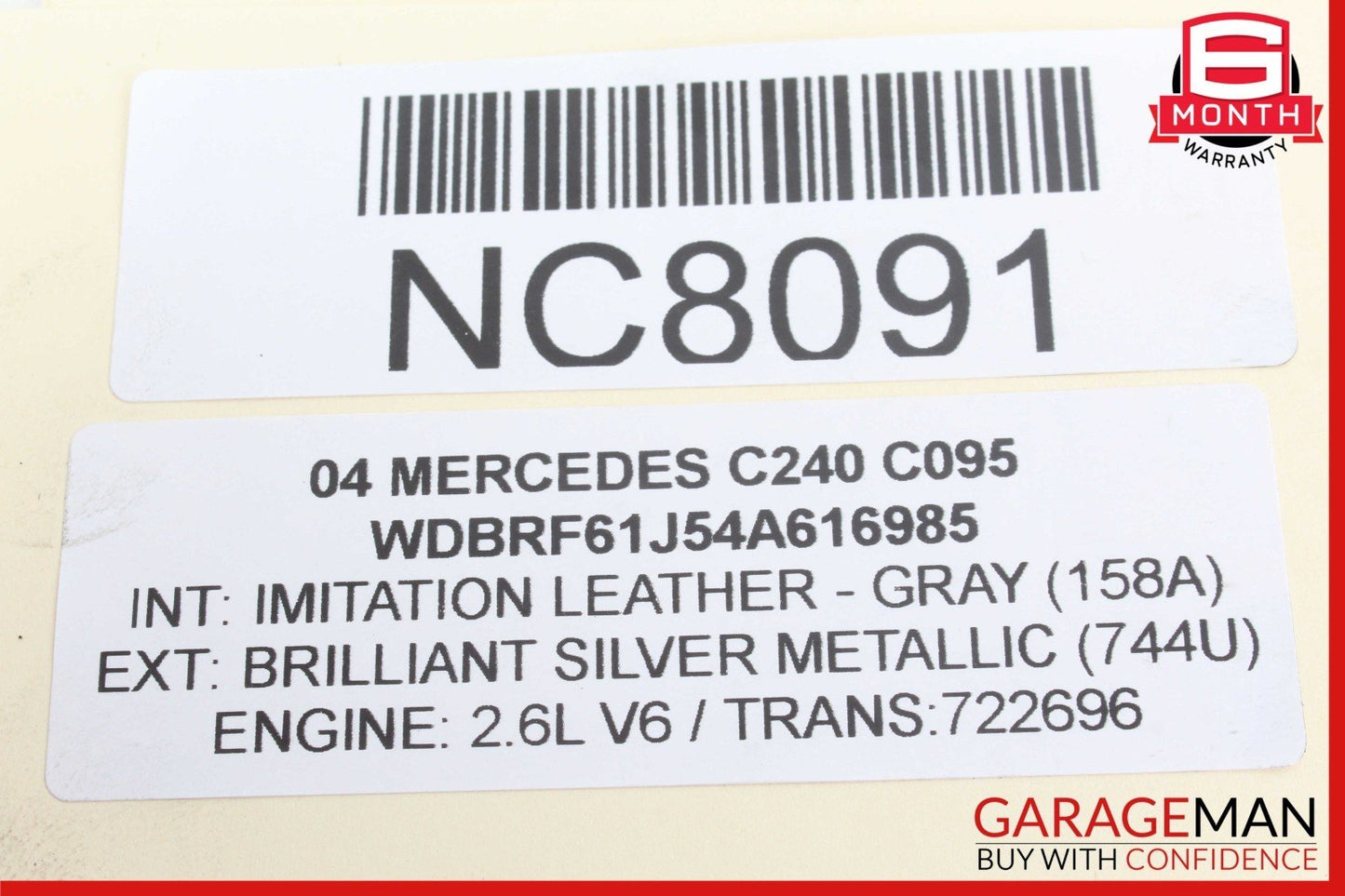 98-05 Mercedes W203 C240 C320 Engine Motor Right Cylinder Head Camshaft OEM