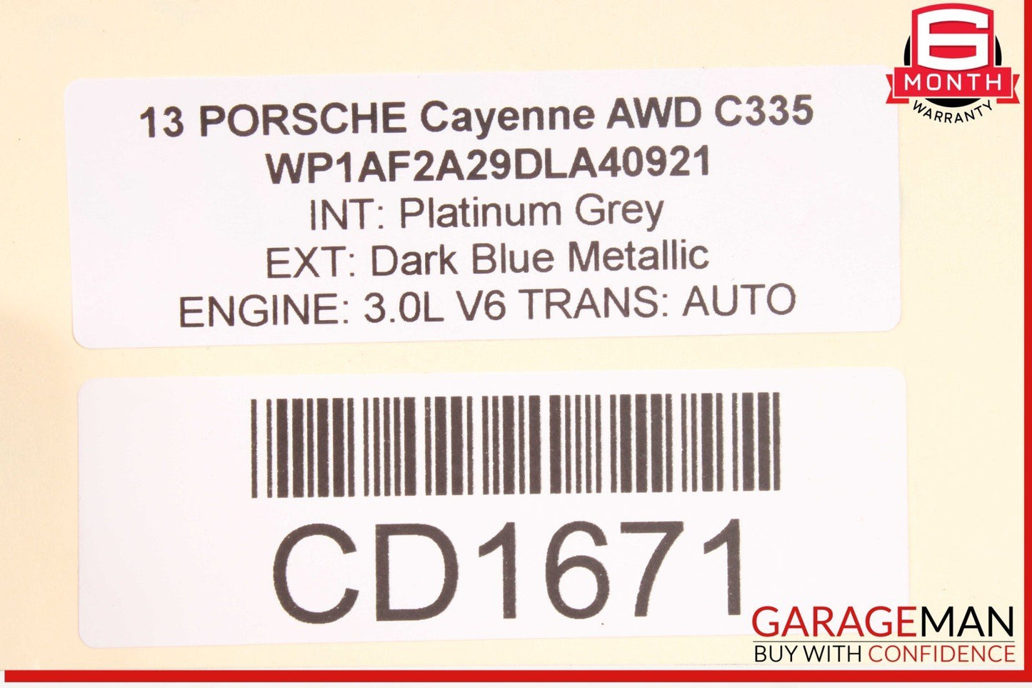 11-18 Porsche Cayenne 958 3.0L Diesel AWD Tranny Transmission Transfer Case OEM