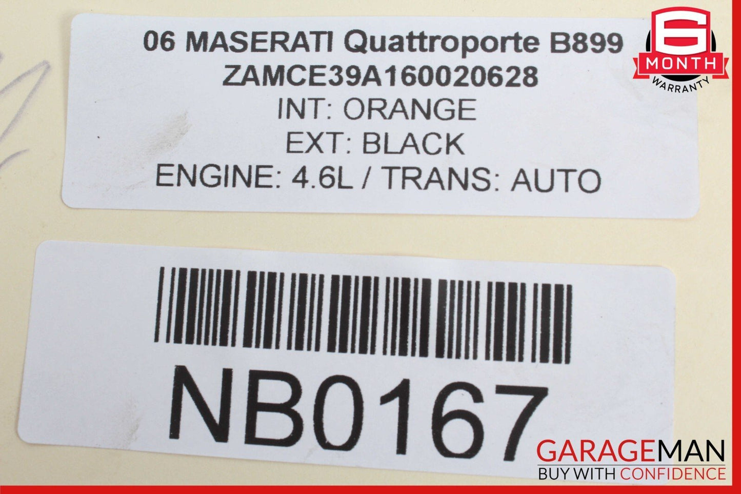 03-06 Maserati Quattroporte M139 Front Left & Right Shock Strut Absorber Set OEM
