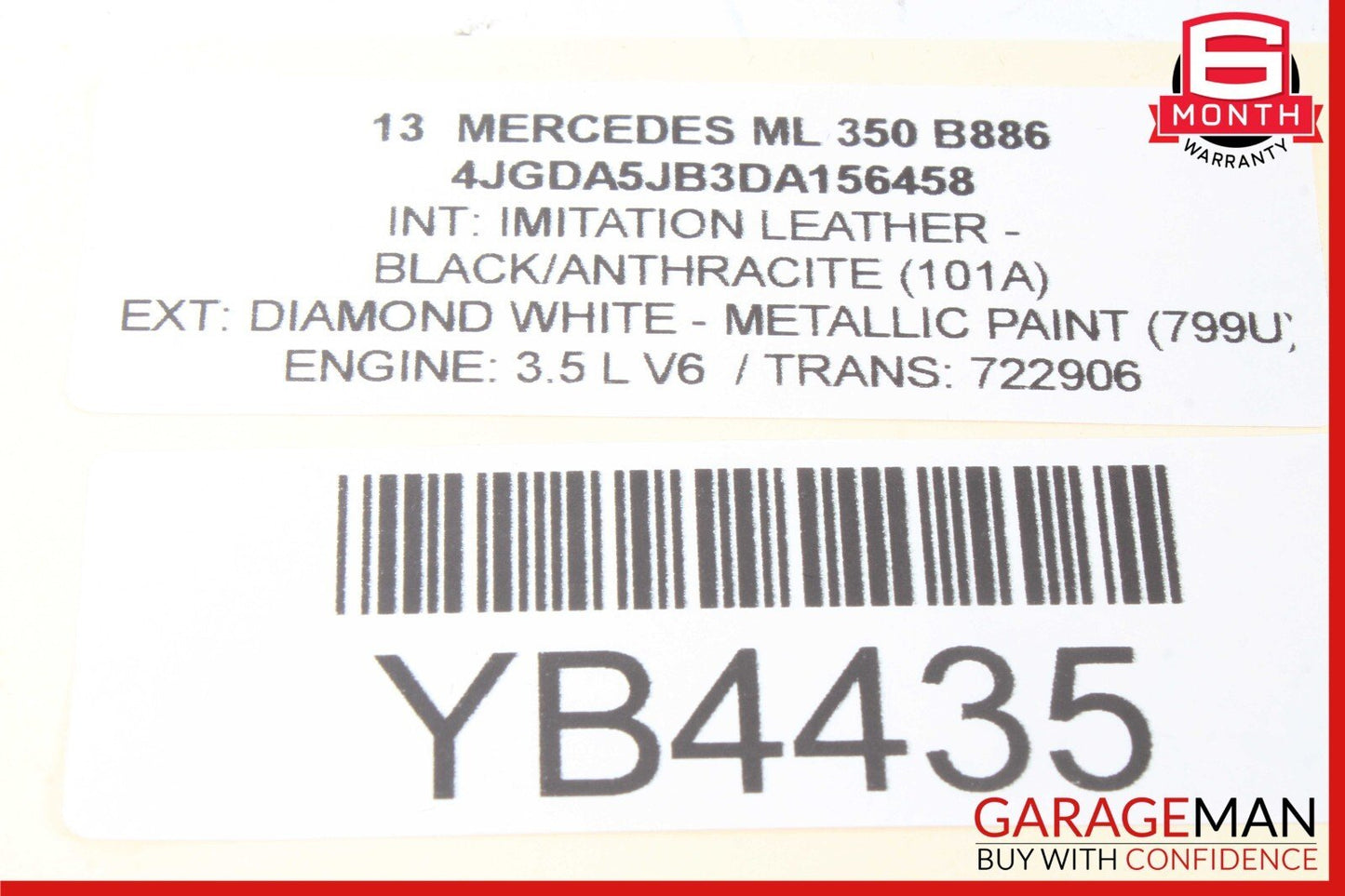 12-16 Mercedes W166 ML350 GL450 Driver Steering Wheel w/ Paddle Shifters OEM