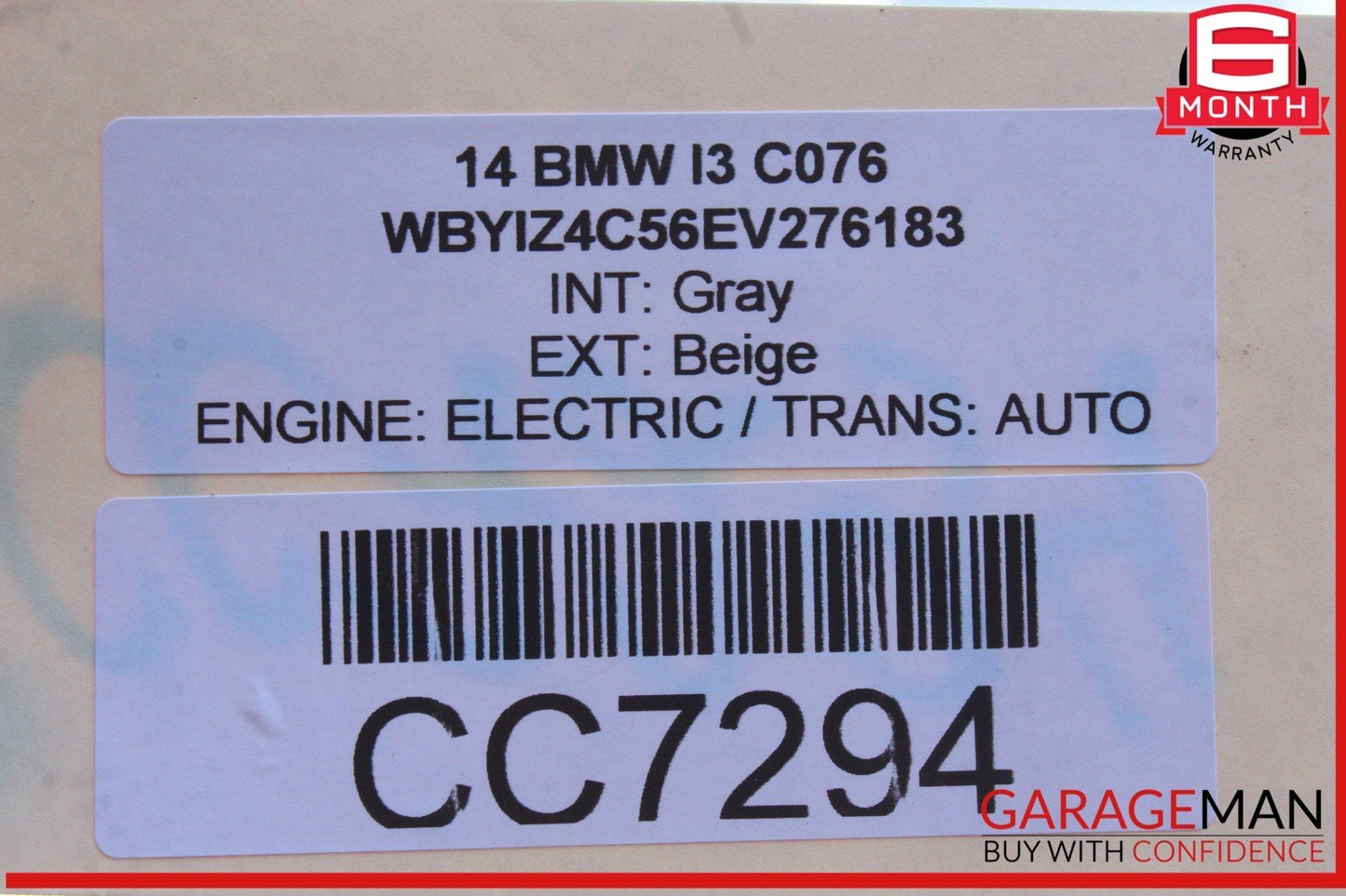14-17 BMW i3 I01 Hybrid Engine High Voltage Battery 60Ah 728838 OEM