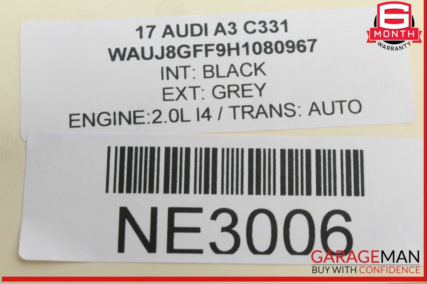 15-20 Audi A3 S3 RS3 Rear Left and Right Side Door Mid Range Audio Speaker OEM