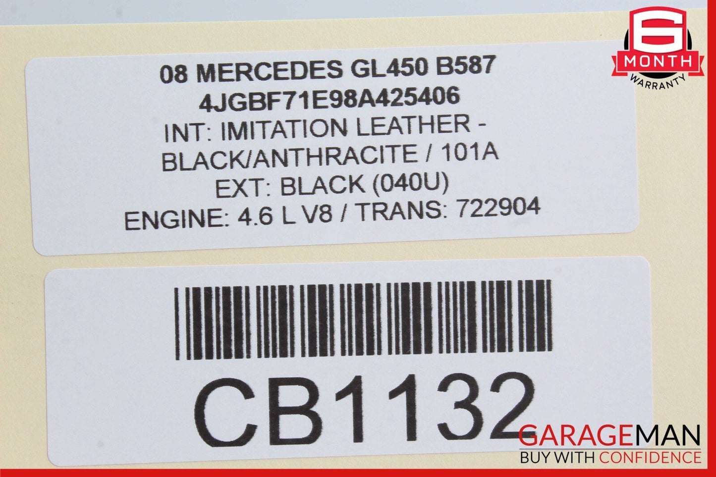 06-12 Mercedes X164 GL450 ML350 Gas Throttle Accelerator Pedal