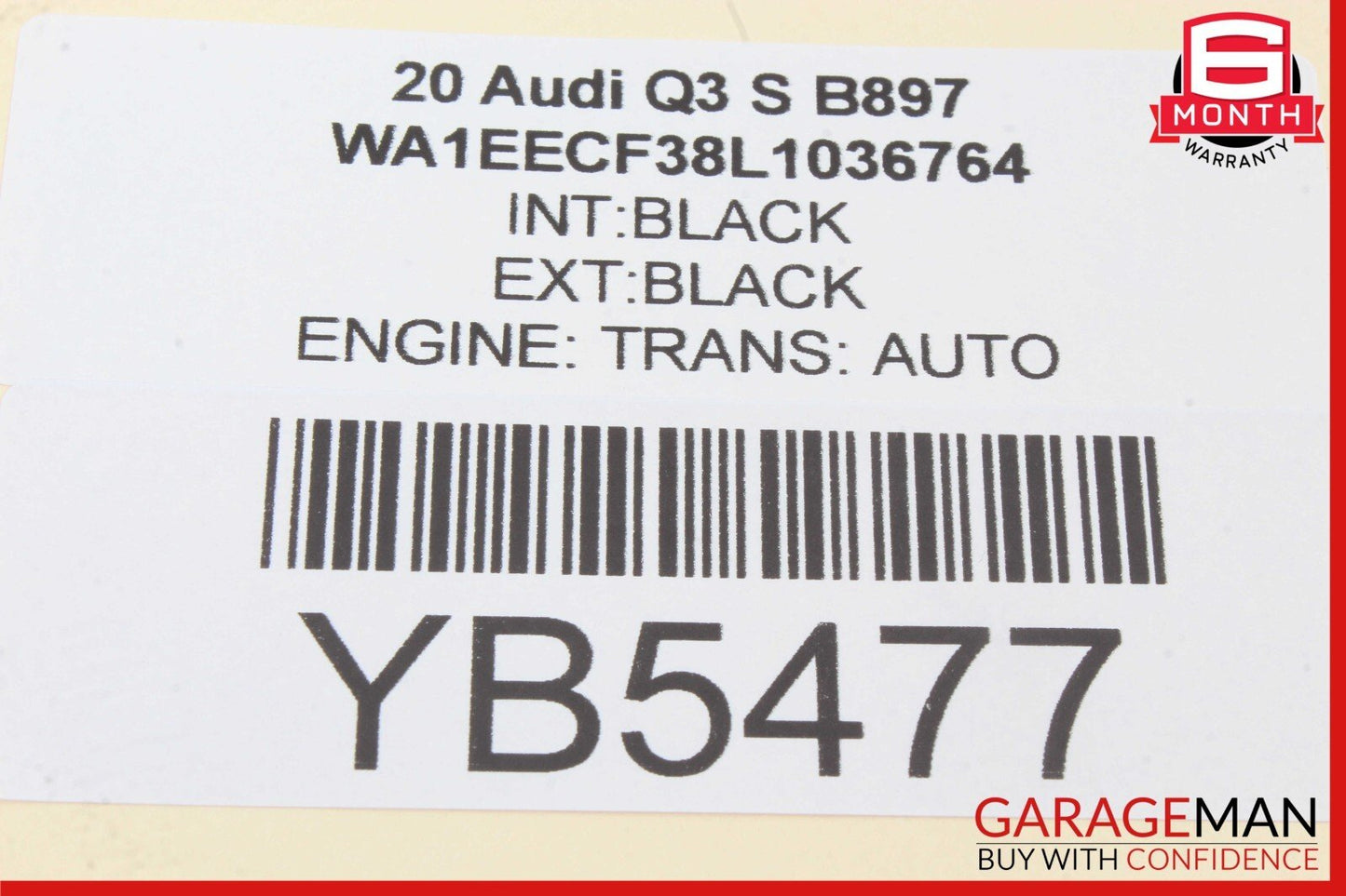 19-24 AUDI Q3 STEERING WHEEL BLACK LEATHER OEM 83A419091F