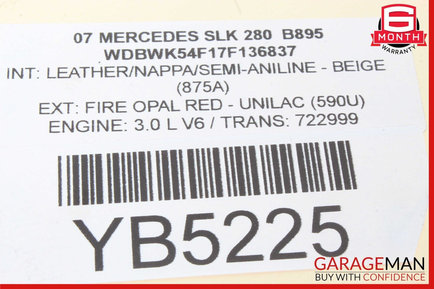 05-11 MERCEDES R171 SLK280 SET OF 4 DASH FRONT LEFT / RIGHT AC AIR VENT OEM