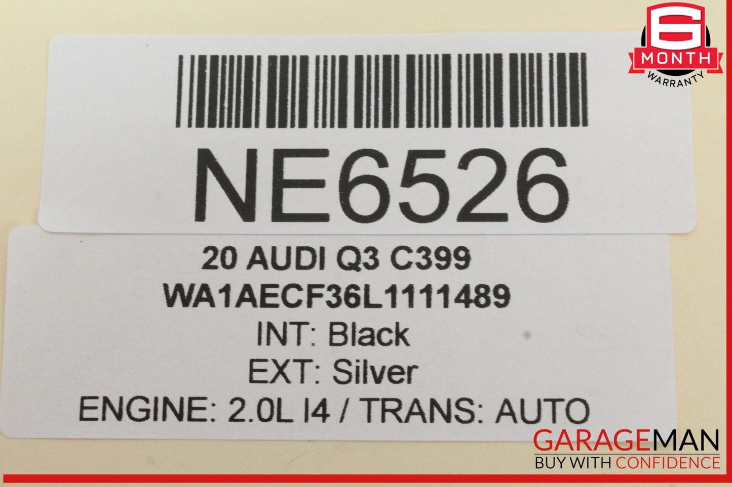 19-24 Audi Q3 Front Center Console Gear Shifter Knob Boot w/ Trim & Switches OEM