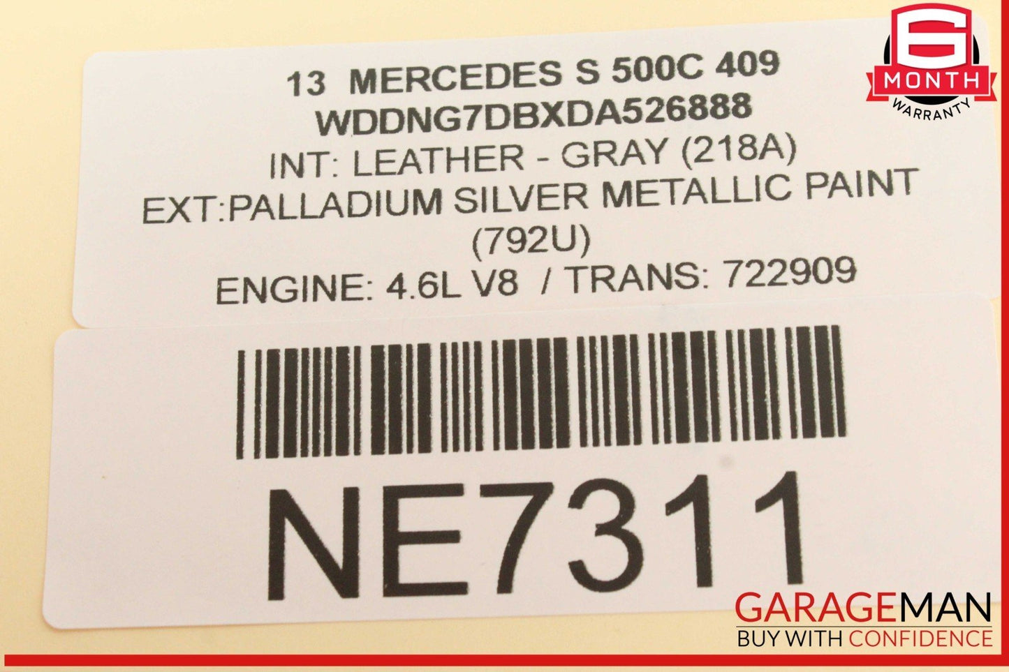 10-13 Mercedes W221 S550 Rear Left & Right Side Door Audio Sound Speaker Set OEM