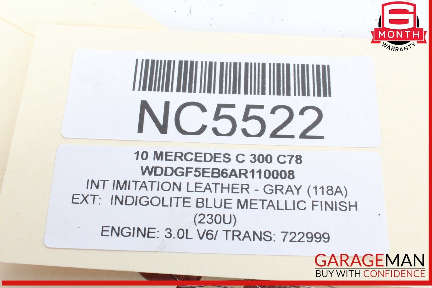 05-13 Mercedes W204 C300 CLK350 Engine Cylinder Head Cover Right Side OEM