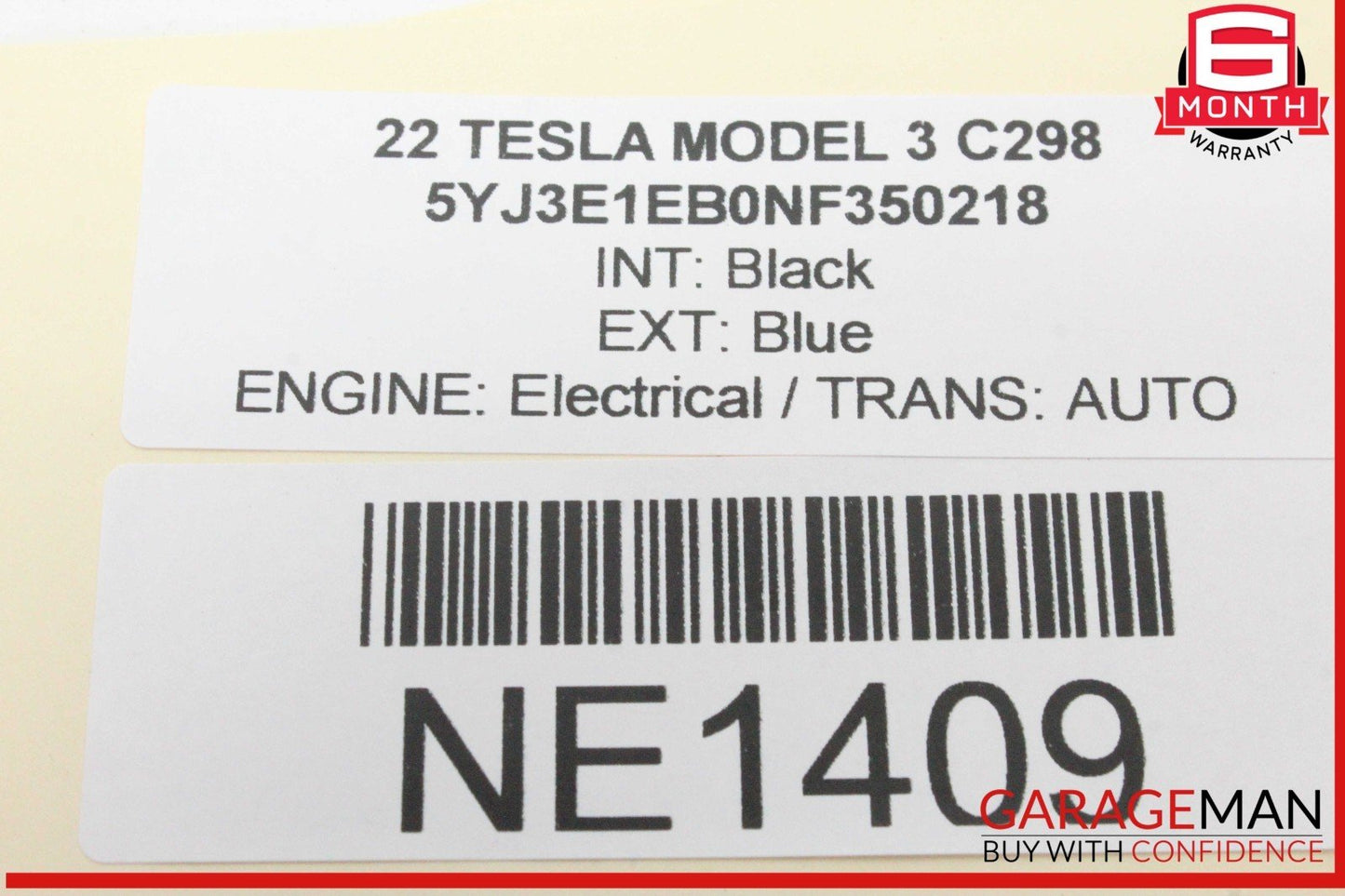 17-23 Tesla Model 3 Rear Trunk Lid Deck Lid Wire Wiring Harness