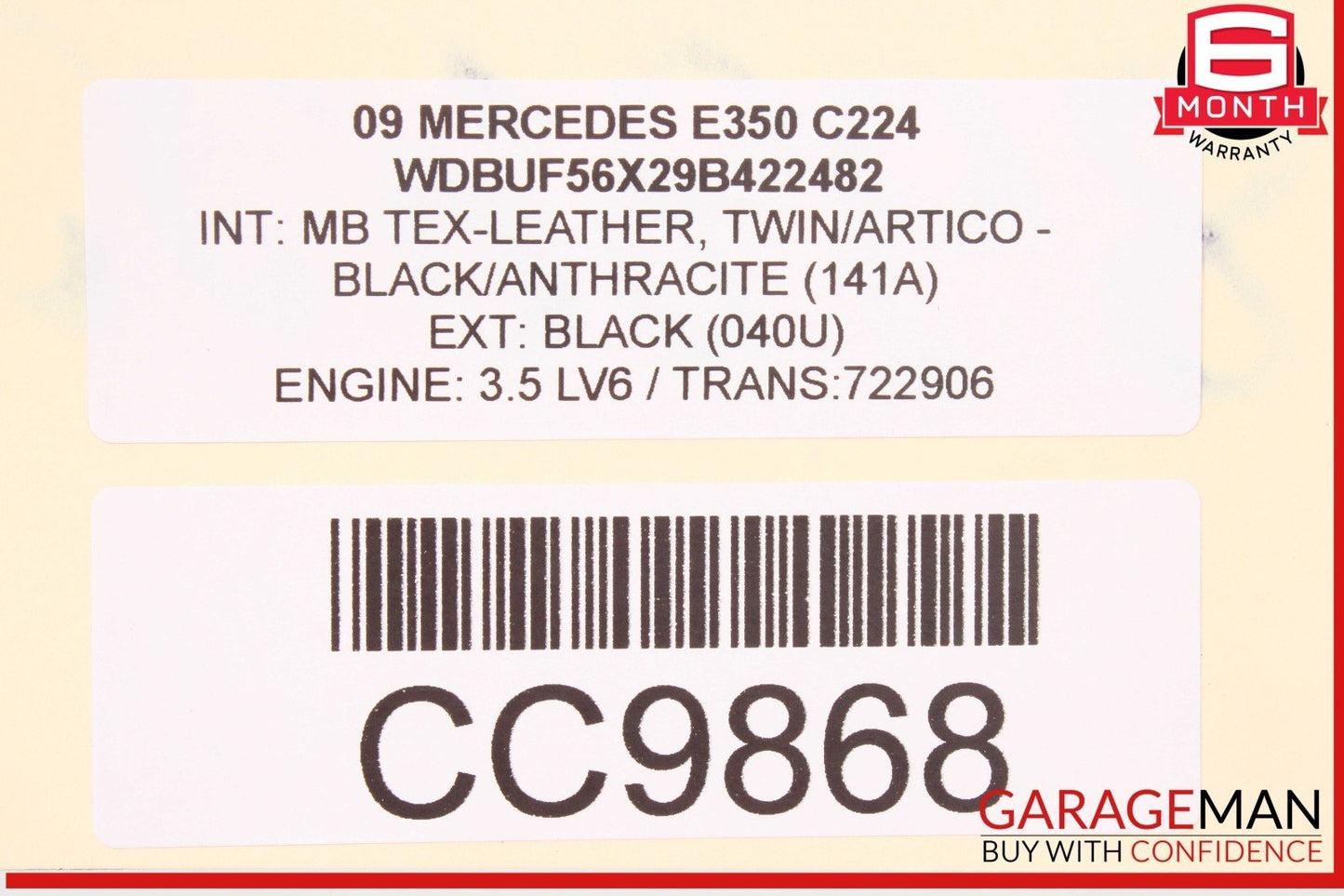 03-09 Mercedes W211 E350 Engine Motor Cooling Fan Radiator A/C Condenser Assy