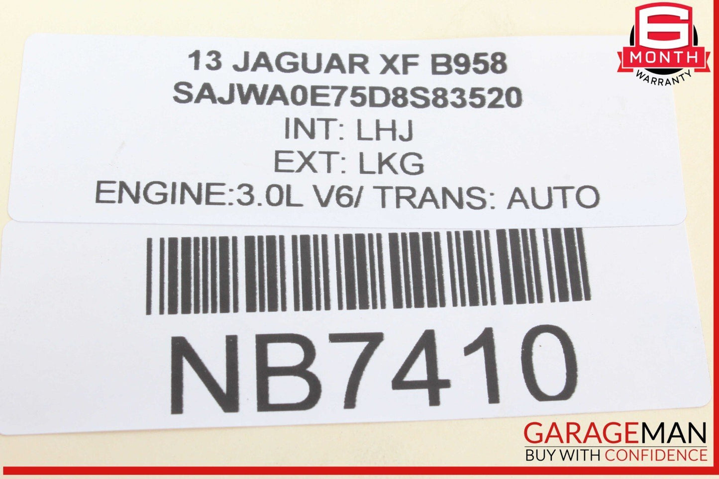 09-15 Jaguar XF Rear Right & Left Disc Braking Brake Stop Caliper Set of 2 OEM