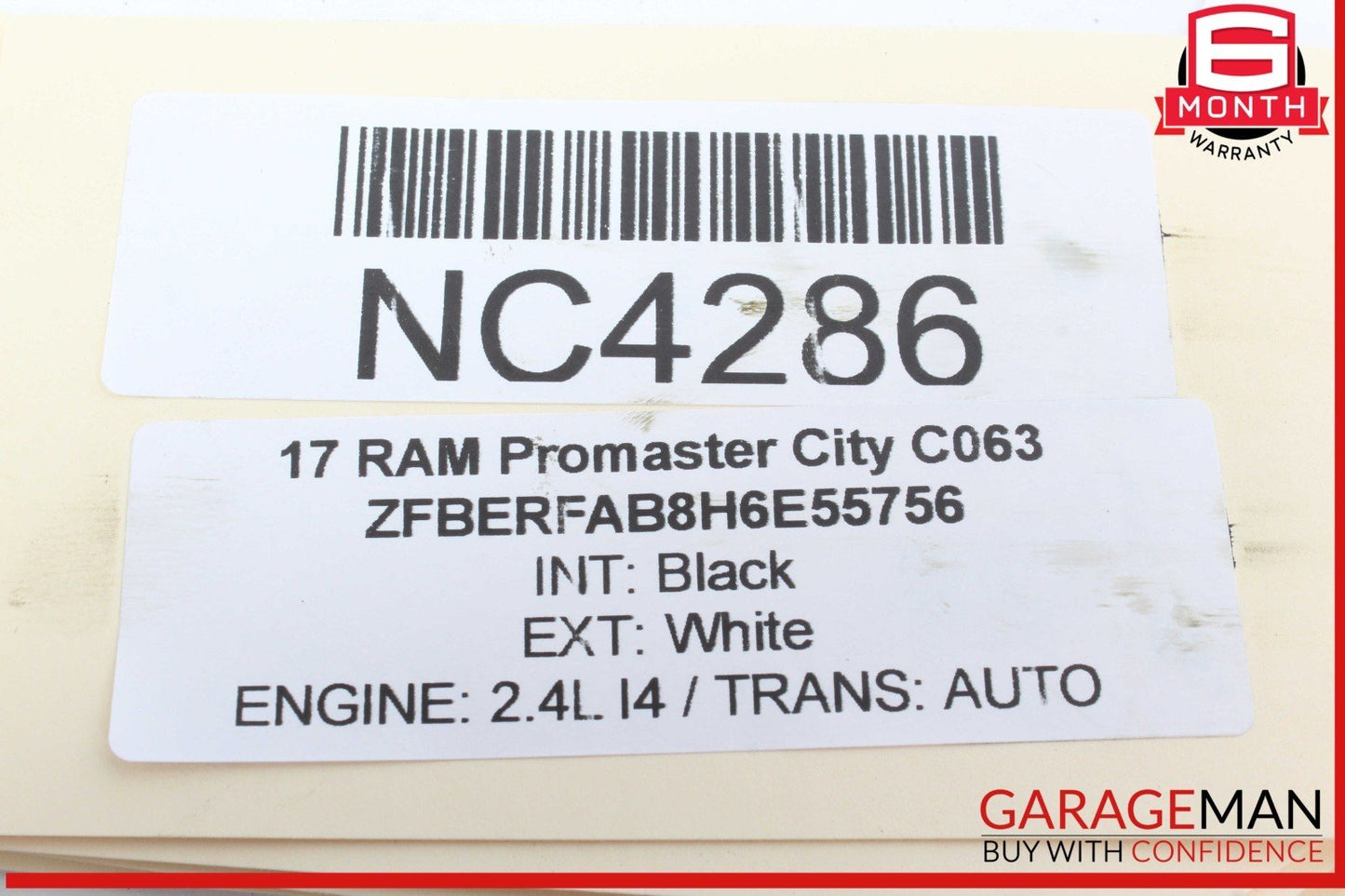 15-22 RAM Promaster City Front Left and Front Right Side Brake Caliper Set of 2