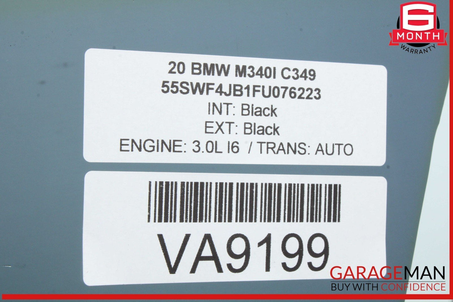 19-24 BMW M340i G20 330e 330i Front Left Driver Side Door Window Glass OEM