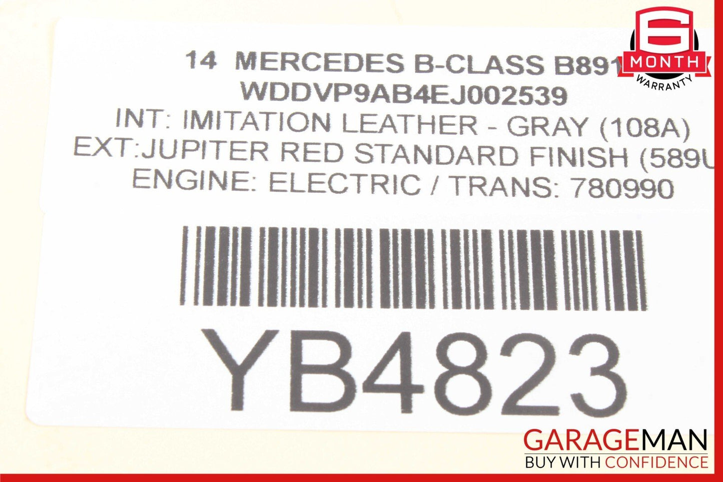 12-19 Mercedes B-Class W242 W246 Front Left Side Rear View Mirror OEM