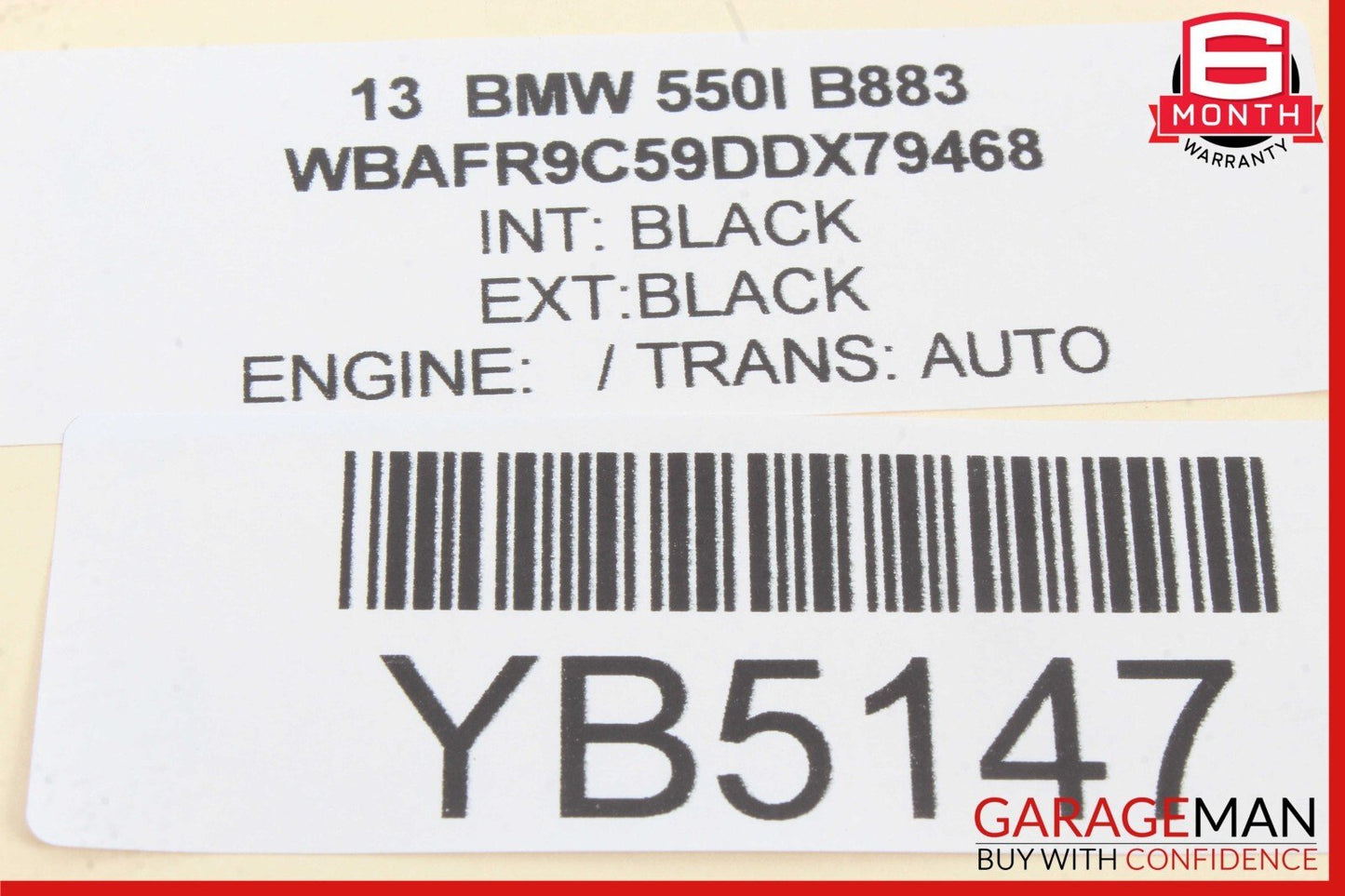 11-16 BMW 528i 535i 550i Front Right Door Lock With Soft Close 7185692 41523098