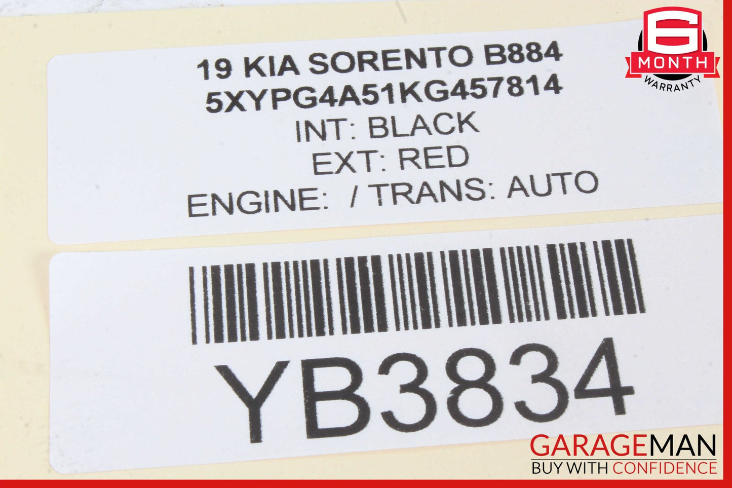 19-20 Kia Sorento Steering Wheel OEM