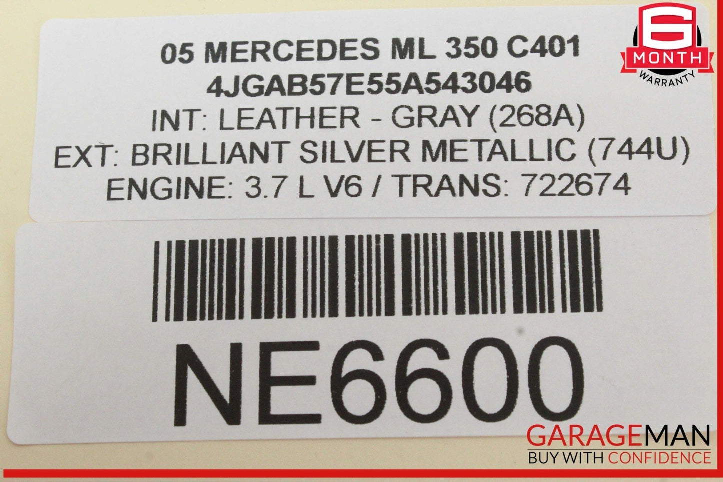 98-05 Mercedes W163 ML350 ML55 AMG Main Fuse Box Relay Module 1635450205 OEM